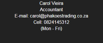 Carol Contact Details